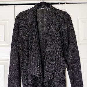 Vice Versa Long-Sleeve Knitted Cardigan Cover-Up